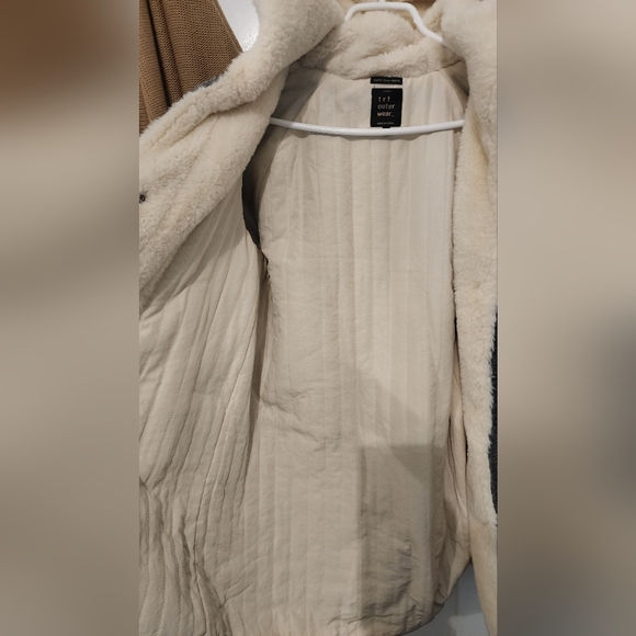 ZARA cozy gray coat - Picture 5 of 6